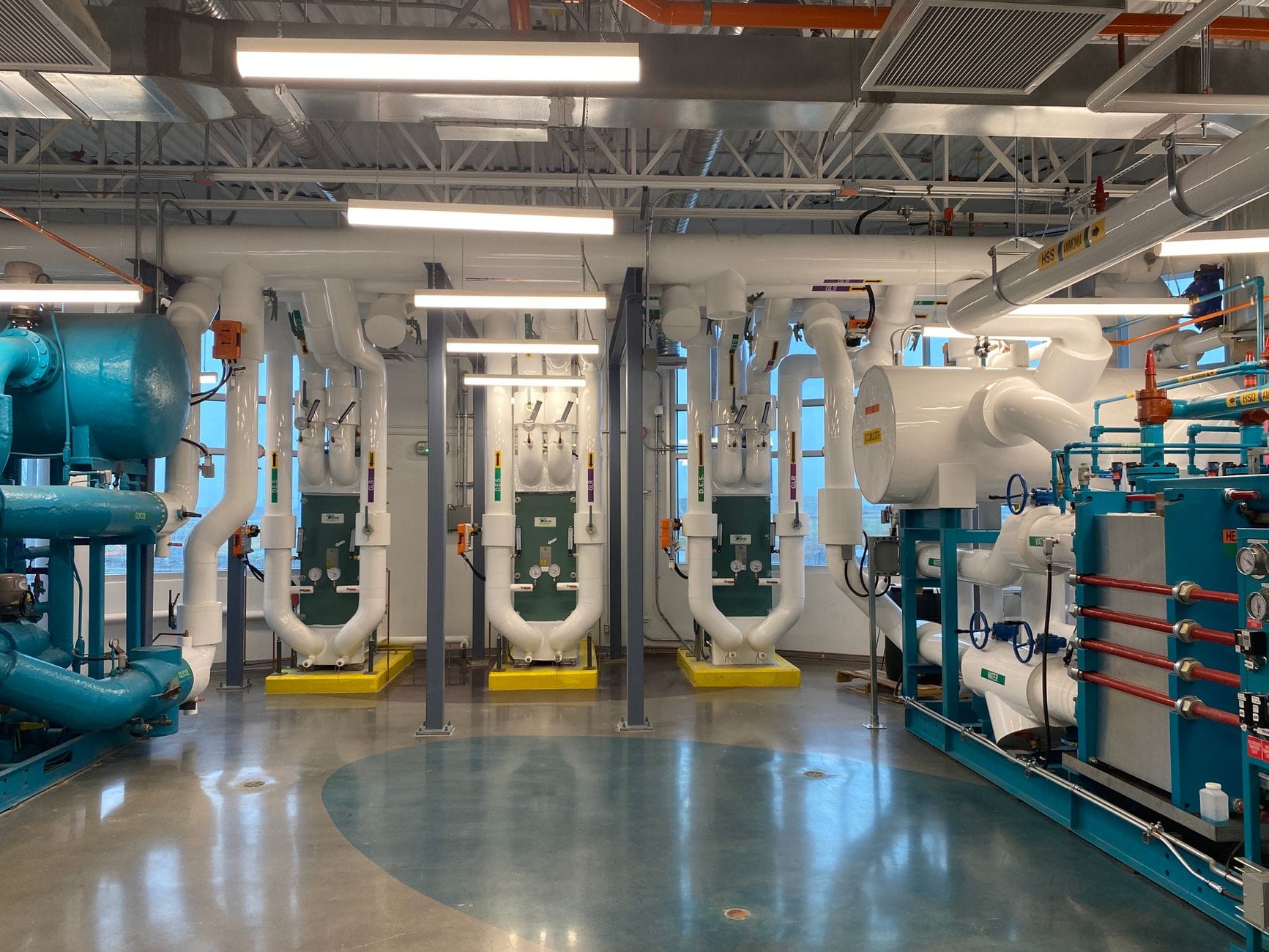 Nowoczesny system chłodzenia i ogrzewania HVAC Nowoczesny system chłodzenia i ogrzewania HVAC